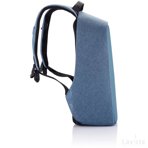 Bobby Hero Small, anti-diefstal rugzak lichtblauw, zwart