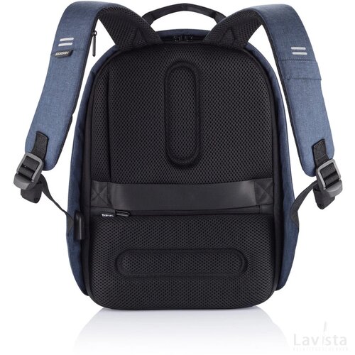 Bobby Hero Small, anti-diefstal rugzak donkerblauw, zwart