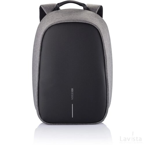 Bobby Hero Small, anti-diefstal rugzak grijs, zwart