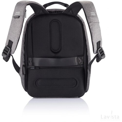 Bobby Hero Small, anti-diefstal rugzak grijs, zwart