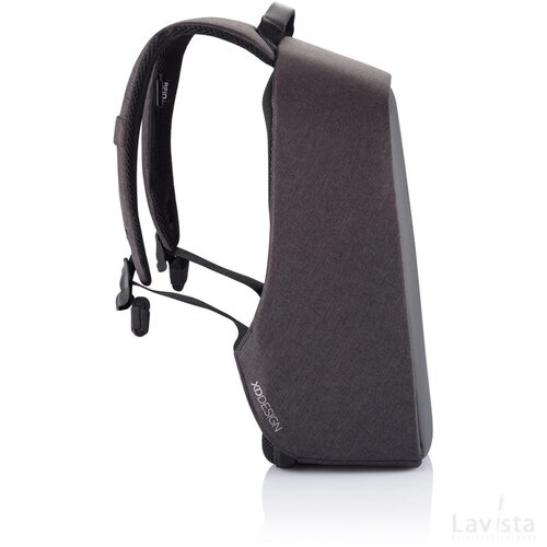 Bobby Hero Small, anti-diefstal rugzak zwart, grijs