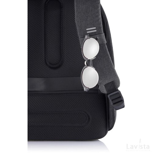 Bobby Hero Small, anti-diefstal rugzak zwart, grijs