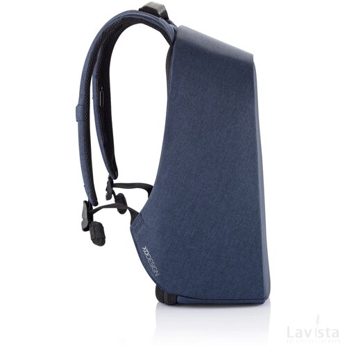 Bobby Hero XL, anti-diefstal rugzak donkerblauw, grijs