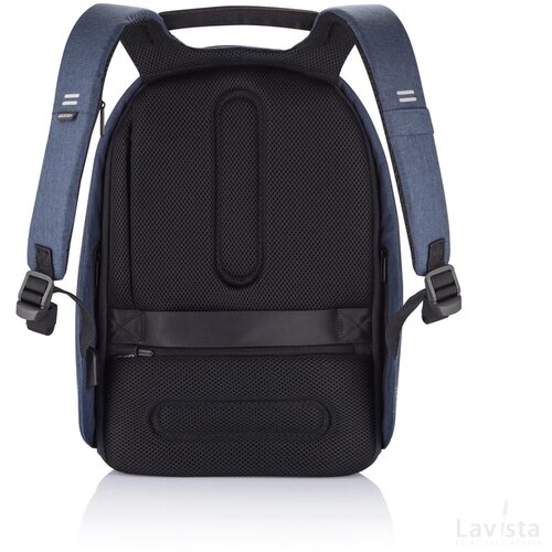 Bobby Hero XL, anti-diefstal rugzak donkerblauw, grijs