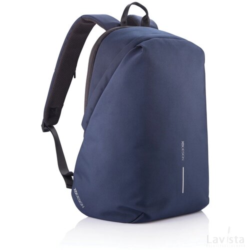 Bobby Soft, anti-diefstal rugzak donkerblauw, zwart