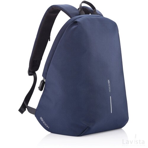 Bobby Soft, anti-diefstal rugzak donkerblauw, zwart