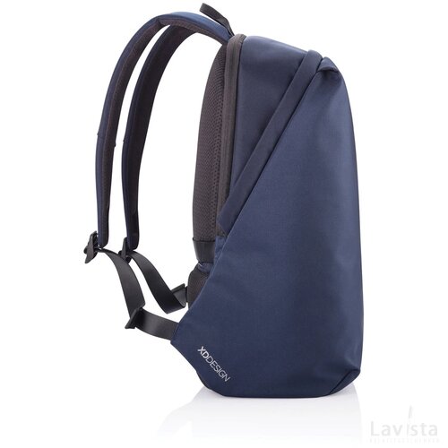 Bobby Soft, anti-diefstal rugzak donkerblauw, zwart