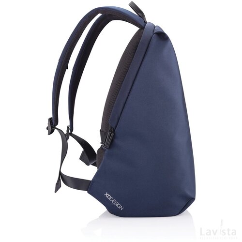 Bobby Soft, anti-diefstal rugzak donkerblauw, zwart
