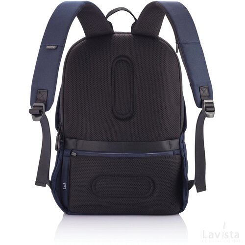 Bobby Soft, anti-diefstal rugzak donkerblauw, zwart
