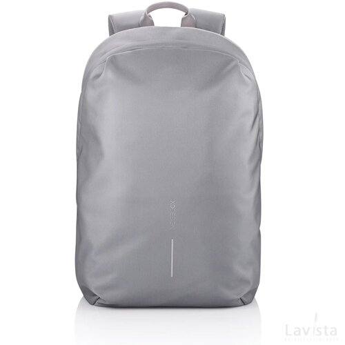 Bobby Soft, anti-diefstal rugzak grijs, blauw