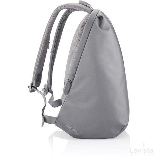Bobby Soft, anti-diefstal rugzak grijs, blauw