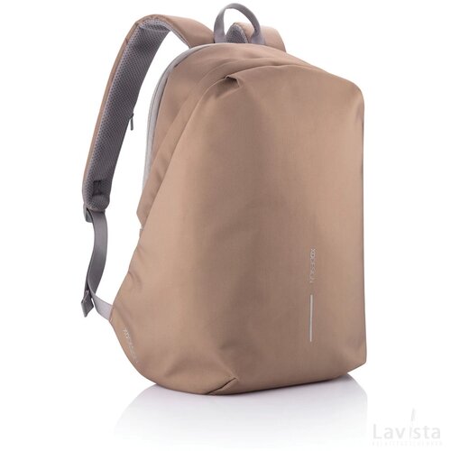 Bobby Soft, anti-diefstal rugzak khaki, grijs