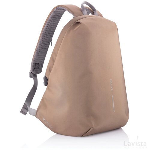 Bobby Soft, anti-diefstal rugzak khaki, grijs