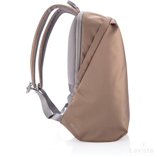 Bobby Soft, anti-diefstal rugzak khaki, grijs