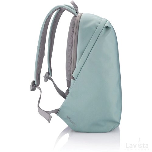 Bobby Soft, anti-diefstal rugzak mint, grijs