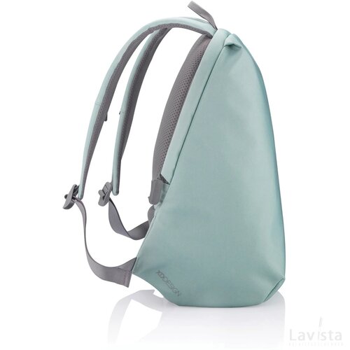 Bobby Soft, anti-diefstal rugzak mint, grijs