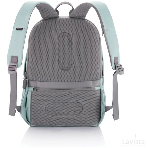 Bobby Soft, anti-diefstal rugzak mint, grijs