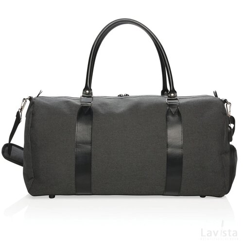 Weekendtas met USB A oplaadpunt zwart