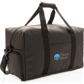 Smooth PU weekendtas PVC-vrij zwart