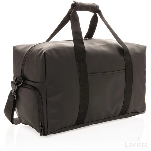 Smooth PU weekendtas PVC-vrij zwart