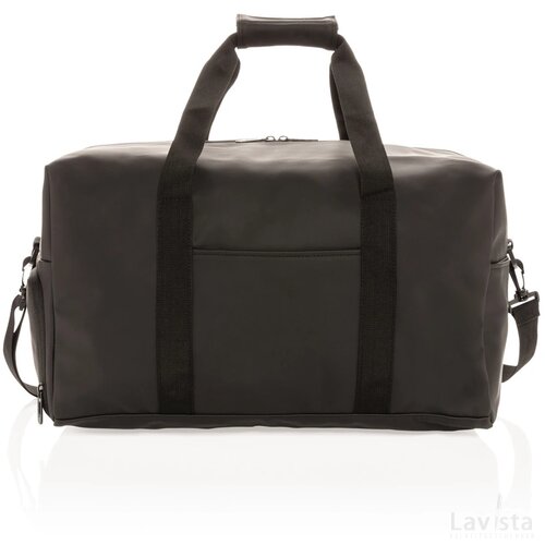 Smooth PU weekendtas PVC-vrij zwart