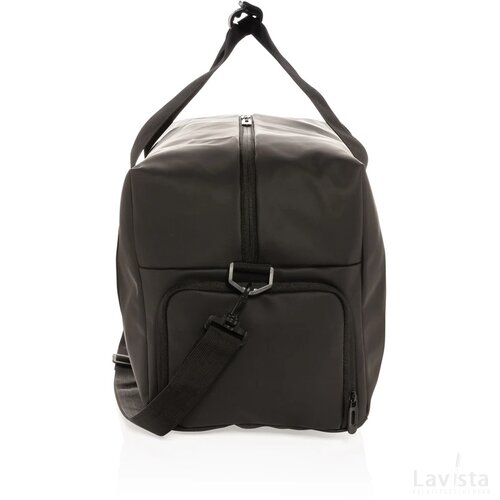 Smooth PU weekendtas PVC-vrij zwart
