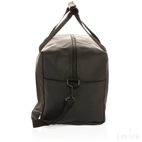 Smooth PU weekendtas PVC-vrij zwart