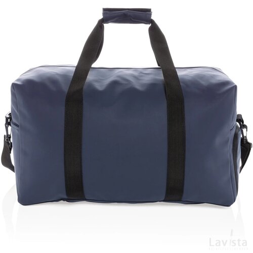 Smooth PU weekendtas PVC-vrij donkerblauw