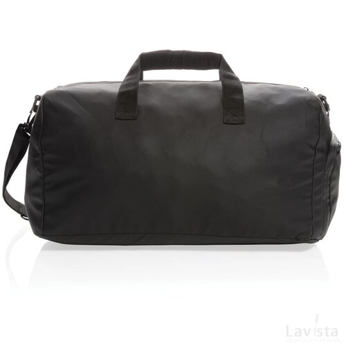 Fashion black PVC vrije weekendtas zwart