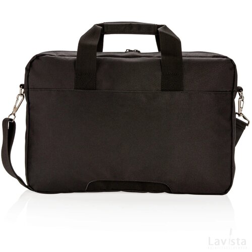 Swiss Peak 15.4” laptop tas PVC-vrij zwart
