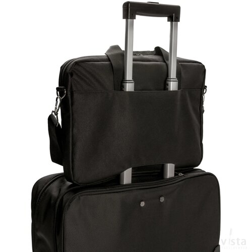 Swiss Peak 15.4” laptop tas PVC-vrij zwart