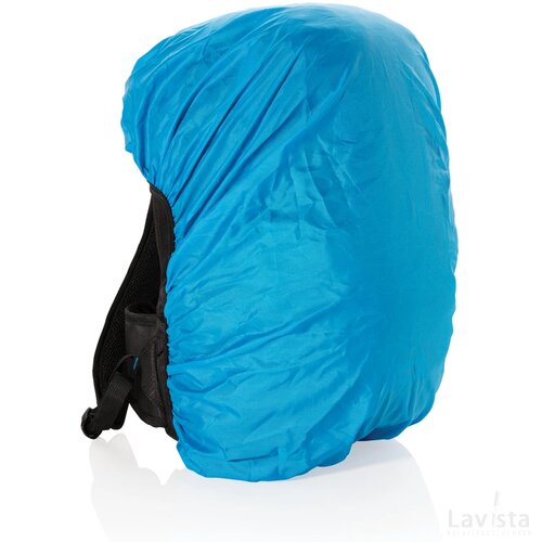 Explorer ribstop medium wandelrugzak 26L PVC-vrij zwart, blauw