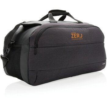 Modern weekend tas PVC vrij zwart