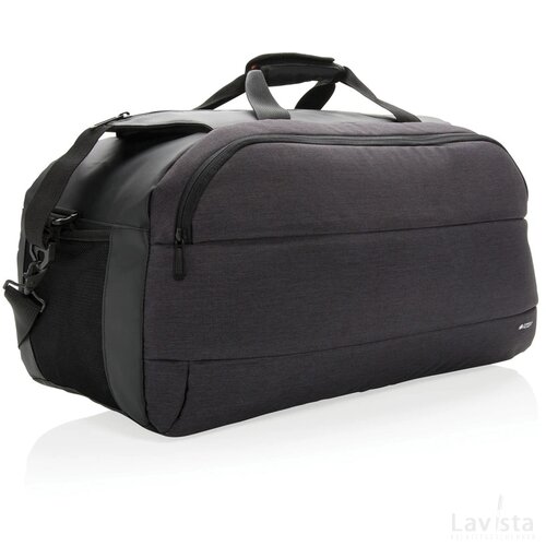 Modern weekend tas PVC vrij zwart