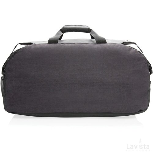 Modern weekend tas PVC vrij zwart