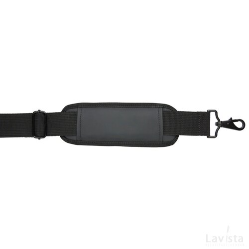 Modern weekend tas PVC vrij zwart