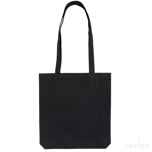 Impact AWARE™ gerecycled katoenen draagtas 330gsm zwart