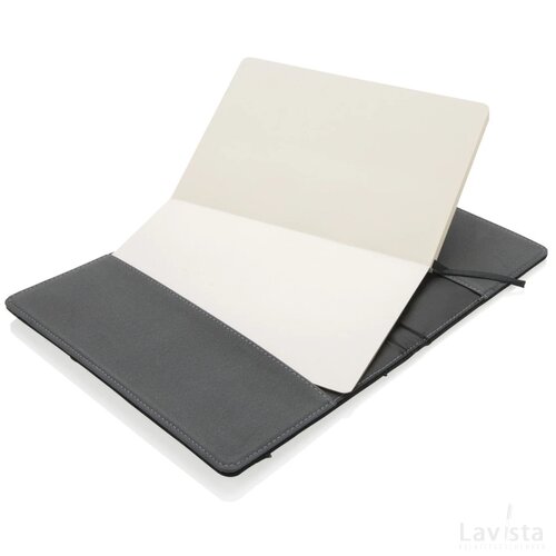 Hervulbaar notitieboek en pen set zwart