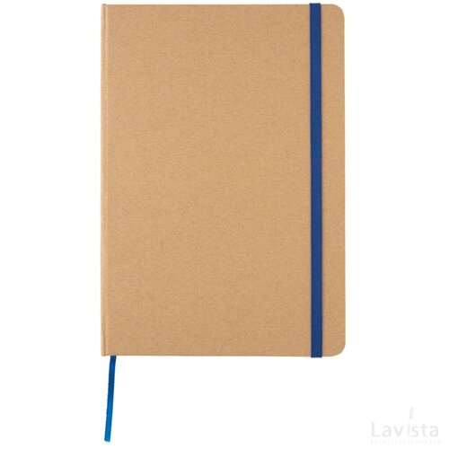 A5 kraft notitieboek blauw