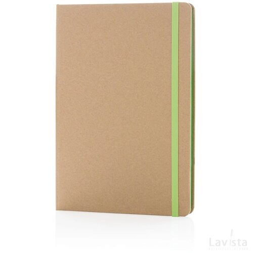 A5 kraft notitieboek groen