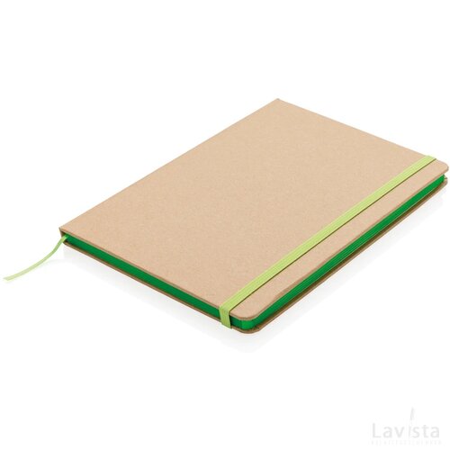 A5 kraft notitieboek groen