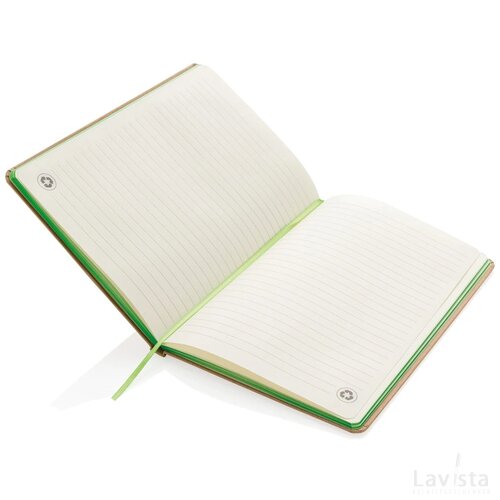A5 kraft notitieboek groen