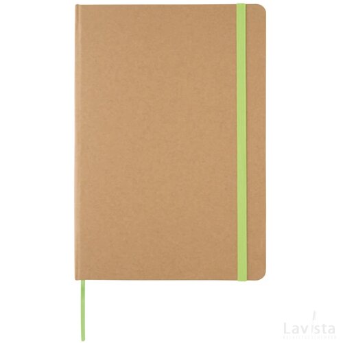 A5 kraft notitieboek groen