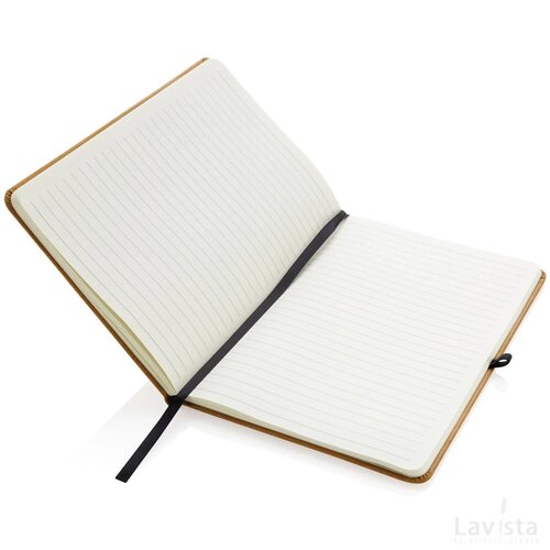 GRS Gerecycled lederen hardcover notitieboek A5 bruin