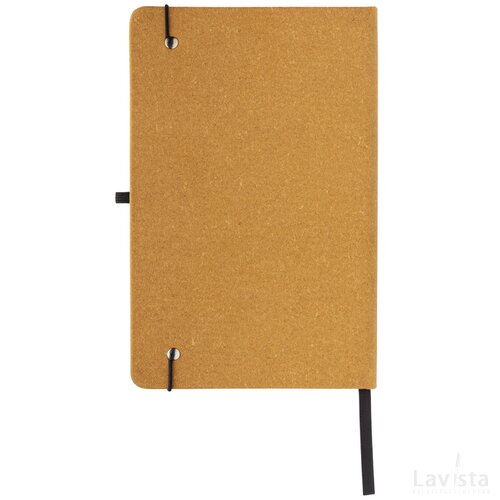 GRS Gerecycled lederen hardcover notitieboek A5 bruin