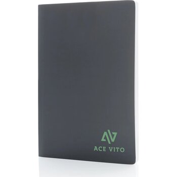 Impact softcover steenpapier notitieboek A5 antraciet