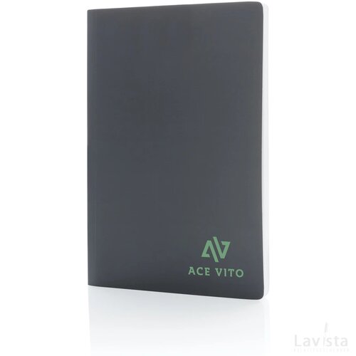 Impact softcover steenpapier notitieboek A5 antraciet
