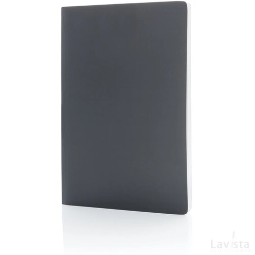 Impact softcover steenpapier notitieboek A5 antraciet