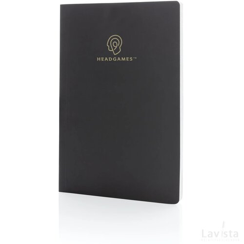 Impact softcover steenpapier notitieboek A5 zwart