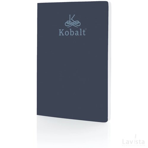 Impact softcover steenpapier notitieboek A5 donkerblauw